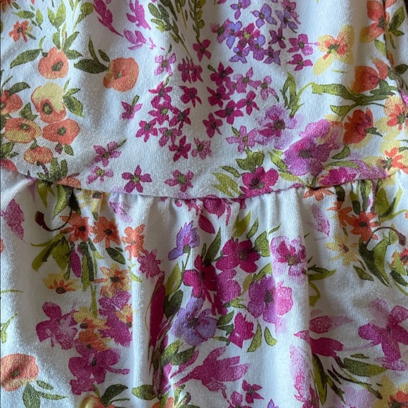 The Children's Place Floral Dress - Pink, Purple, Green - Picture 6 of 7